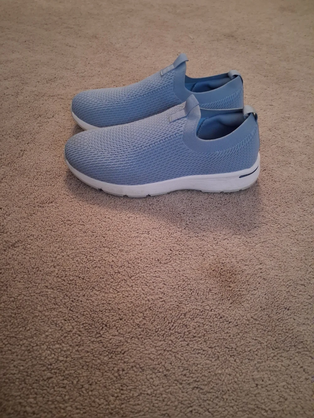 Easy Spirit Light Blue Slip-On Women's Sneakers